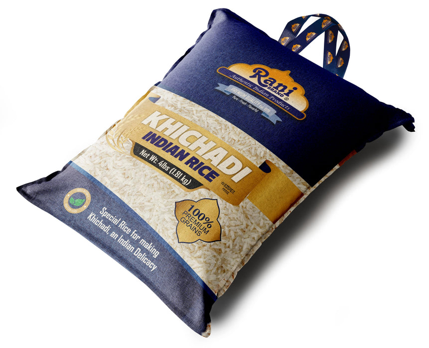 Rani Khichadi Indian Rice 64oz (4lbs) 1.81kg Cloth Bag ~ All Natural | Gluten Friendly | Vegan | Kosher | Export Quality | Indian Origin