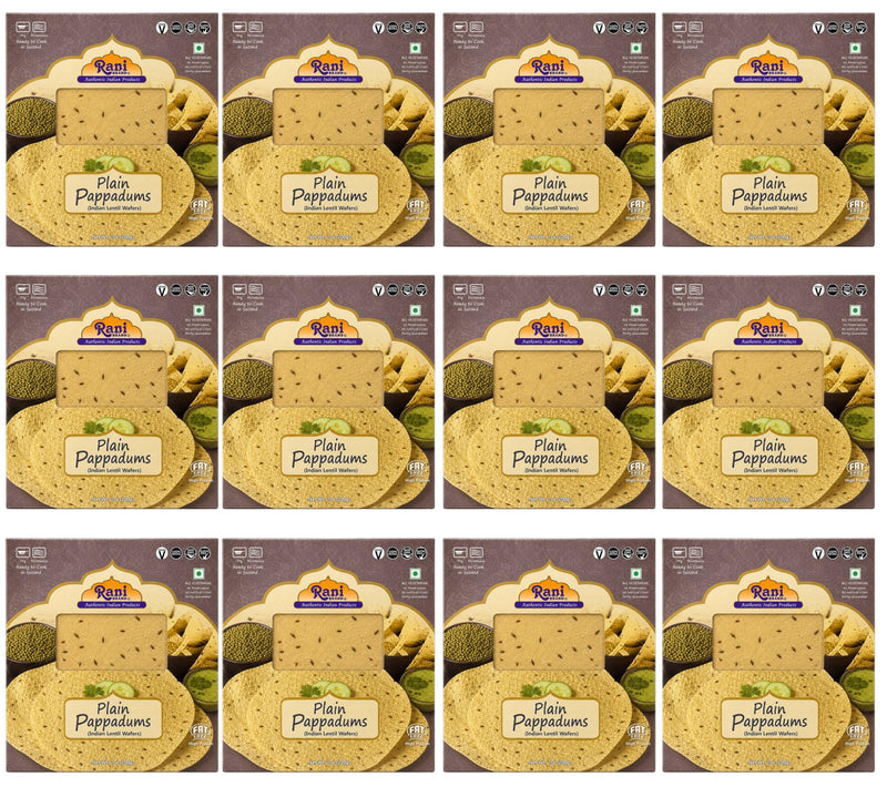 Rani Pappadums (Indian Lentil Wafer Snack) 7oz