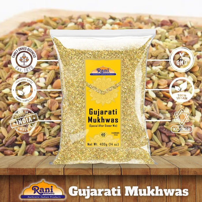 Rani Gujarati Mukhwas (Special After Dinner Mix) 400g (14oz) ~ Vegan | Kosher | No Colors | Indian Origin