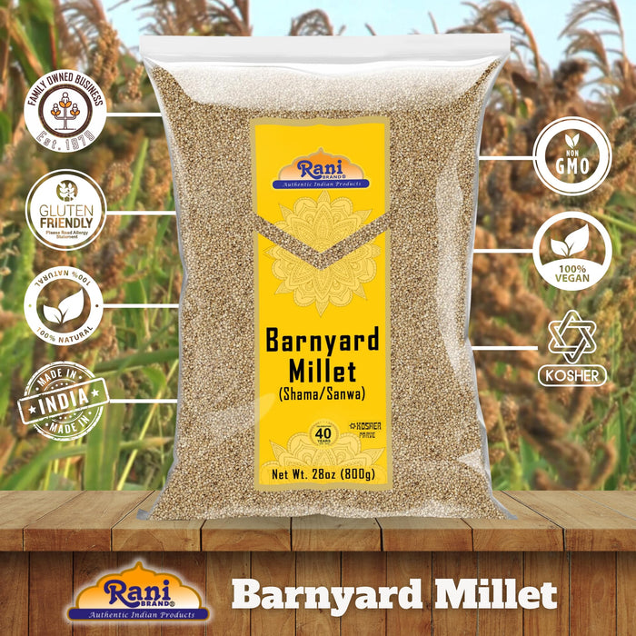 Rani Barnyard Millet (Echinochloa Esculenta Frumantacea) Whole {3 Sizes Available}