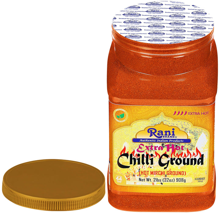 Rani Extra Hot Chilli Powder Indian Spice 32oz (2lbs) 908g PET Jar ~ All Natural | No Color added | Gluten Friendly | Vegan | NON-GMO | Kosher | No Salt or fillers