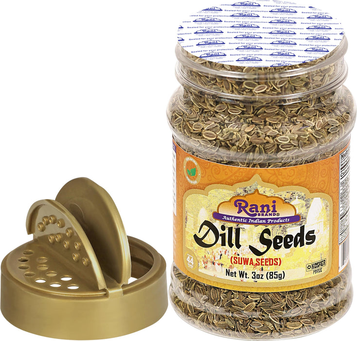 Rani Dill Seeds (Suwa / Sua) Whole, Spice 3oz (85g) ~ All Natural | Gluten Free Ingredients | NON-GMO | Kosher | Vegan | Indian Origin, Weed