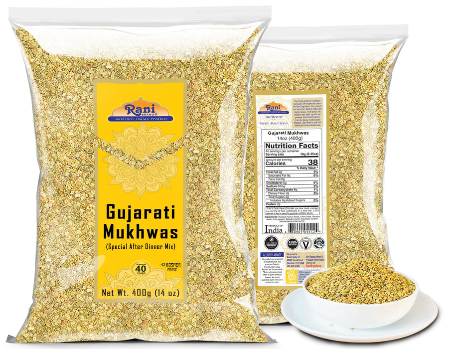 Rani Gujarati Mukhwas (Special After Dinner Mix) 400g (14oz) ~ Vegan | Kosher | No Colors | Indian Origin