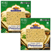 Rani Pappadums (Indian Lentil Wafer Snack) 7oz