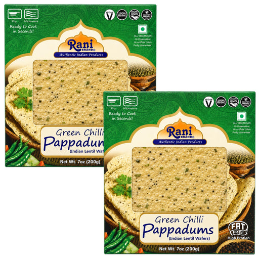 Rani Pappadums (Indian Lentil Wafer Snack) 7oz