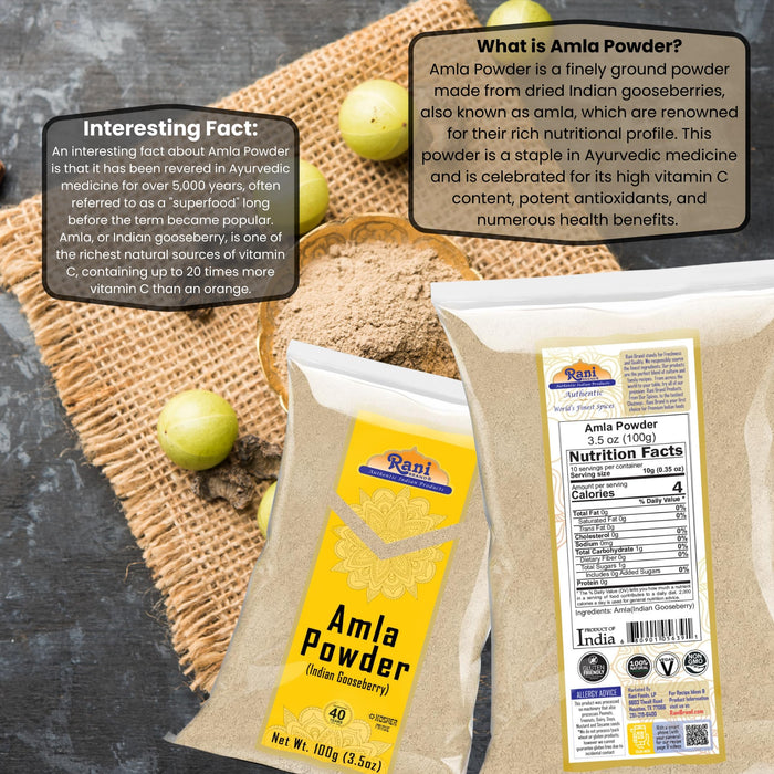 Rani Amla (Gooseberry) Powder {5 Sizes Available}