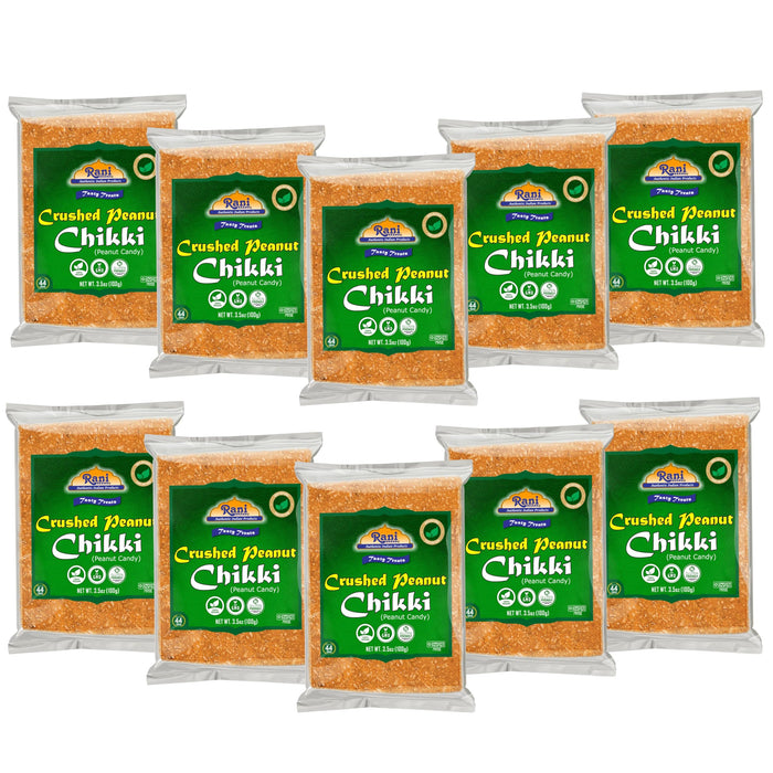 Rani Crushed Peanut Chikki (Indian Brittle Treat) {4 Available Packs}