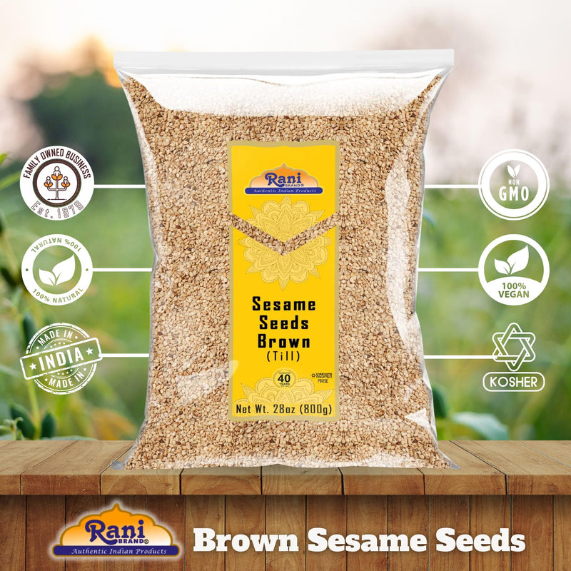 Rani Sesame Seeds (Brown) {3 Sizes Available}