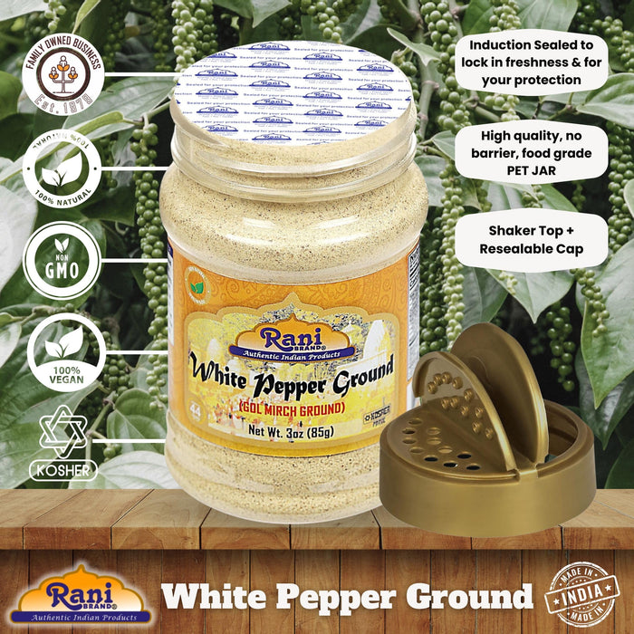 Rani White Pepper {5 Sizes Available}