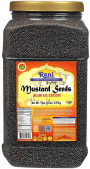 Rani Black Mustard Seeds Whole Spice (Kali Rai) 112oz