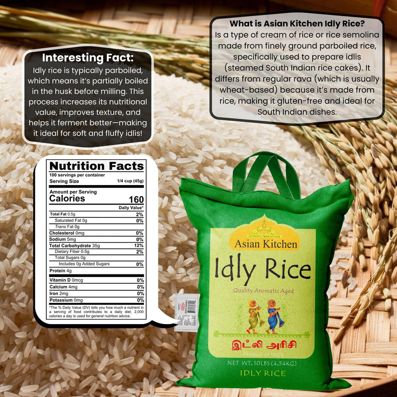Asian Kitchen Idly (Idli) Rice {3 Sizes Available}