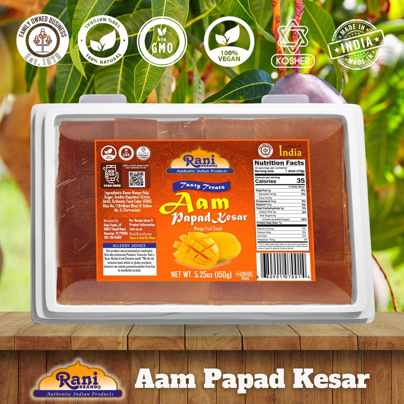 Rani Aam Pappad (Mango Fruit Snack) {3 Sizes Available}