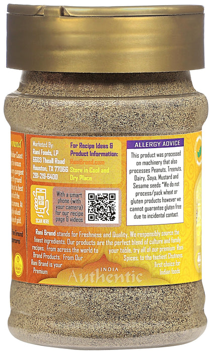 Rani Black Pepper Fine Powder 80 Mesh, 3oz (85g) PET Jar ~ Gluten Friendly, Non-GMO, All Natural | Kosher