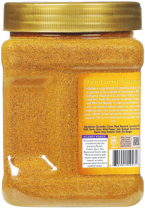 Rani Fish Curry Masala (14-Spice Curry Blend for Fish) 16oz (1lb) 454g PET Jar ~ All Natural | Vegan | Gluten Friendly | NON-GMO | Kosher | Indian Origin