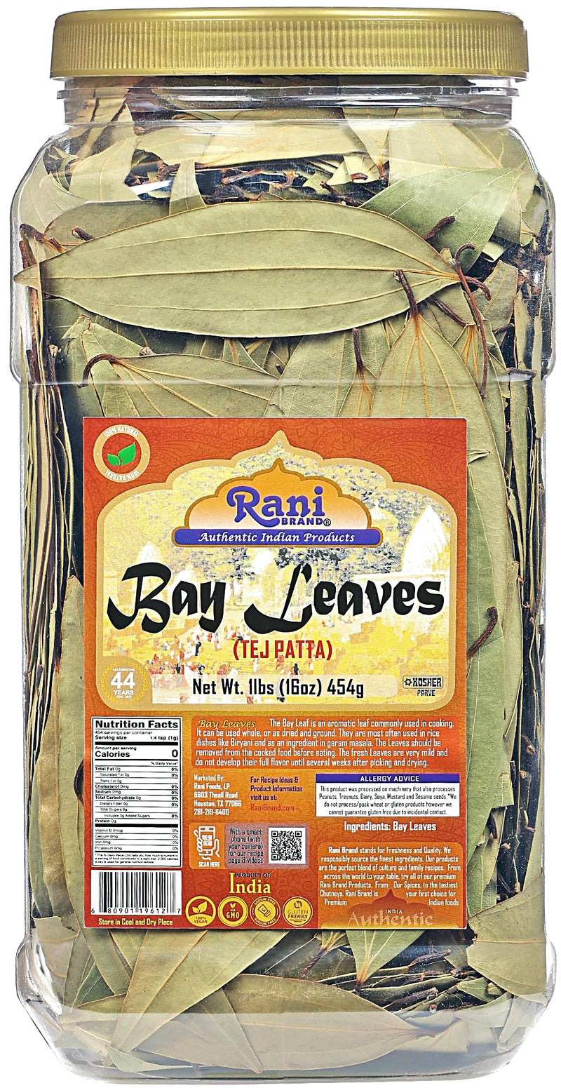 Rani Bay Leaf (Leaves) Whole Spice Hand 16oz