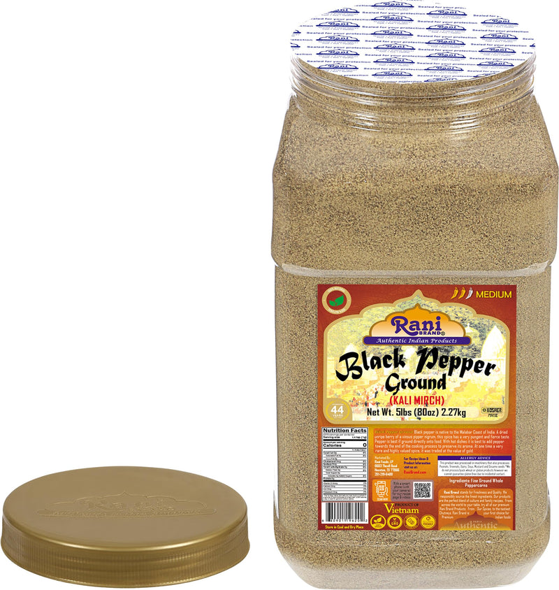 Rani Black Pepper Fine Grind {7 Sizes Available}