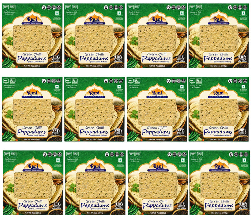 Rani Pappadums (Indian Lentil Wafer Snack) 7oz
