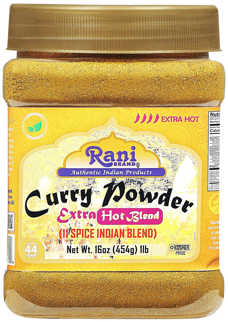 Rani Curry Powder EXTRA HOT Natural 11-Spice 16oz