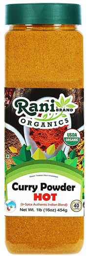 Rani Organic Curry Powder Hot 16oz