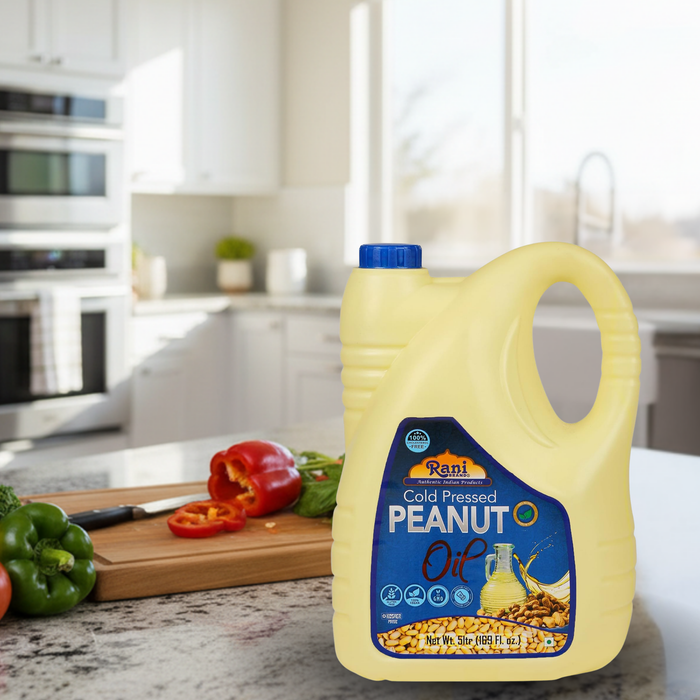 Rani Peanut Oil 169 Ounce (5 Liter) Cold Pressed | 100% Natural | NON-GMO | Kosher | Vegan | Gluten Free
