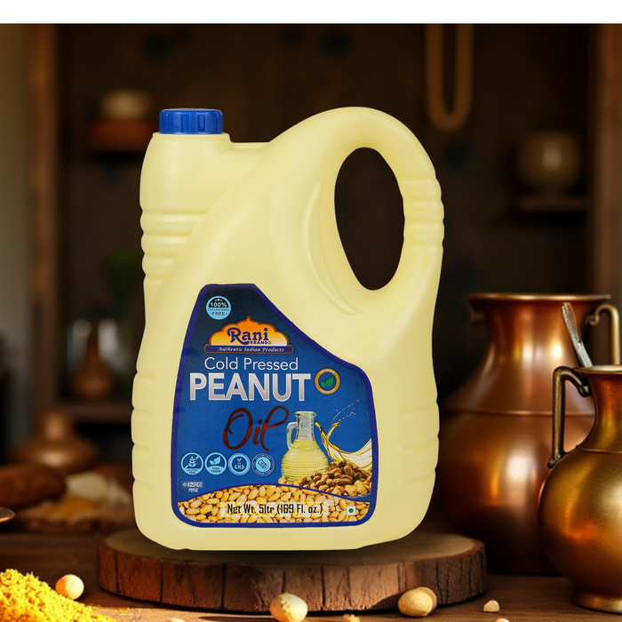Rani Peanut Oil 169 Ounce (5 Liter) Cold Pressed | 100% Natural | NON-GMO | Kosher | Vegan | Gluten Free