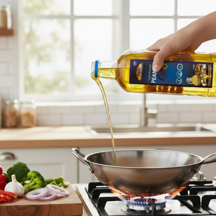 Rani Peanut Oil 33.8 Ounce (1 Liter) Cold Pressed | 100% Natural | NON-GMO | Kosher | Vegan | Gluten Free