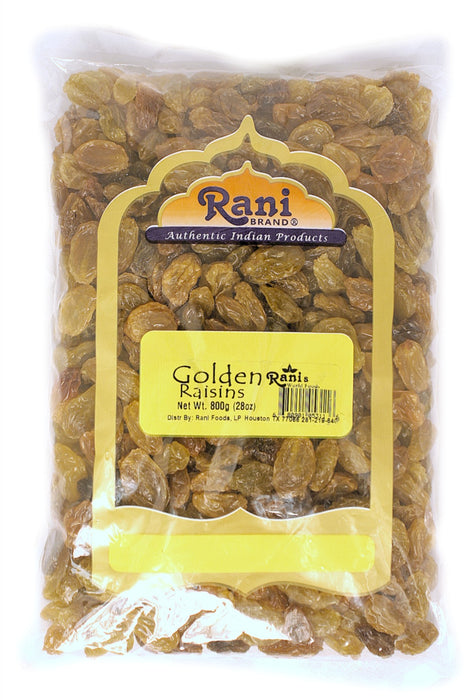 Rani Golden Raisins 28oz (800g) ~ All Natural | Gluten Friendly | NON-GMO | Vegan | Indian Origin