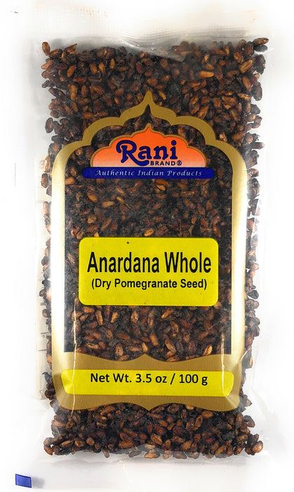 Rani Anardana (Pomegranate) Dry Whole Seeds Indian Spice 3.5oz (100g) ~ All Natural | No Color | Gluten Friendly | Vegan | NON-GMO