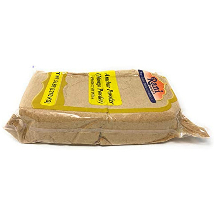 Rani Amchur (Mango) Ground Powder Spice 80oz (5lbs) 2.27kg Bulk ~ All Natural | Gluten Friendly | Vegan | NON-GMO | No Salt or Fillers | Indian Origin