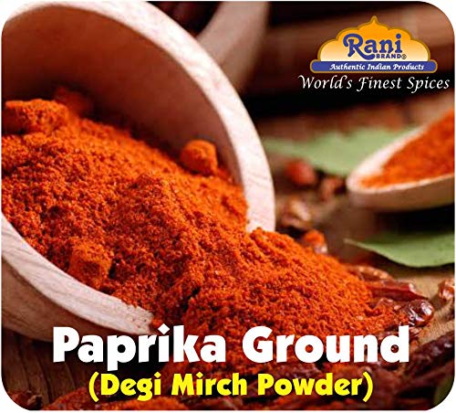 Rani Paprika (Deggi Mirch, Low Heat, Low Heat) Spice Powder, Ground 3.5oz (100g) ~ All Natural, Salt-Free | Vegan | No Colors | Gluten Friendly | NON-GMO | Indian Origin