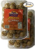 Rani Sesame Ladoo (Round Sesame Brittle Candy) 7oz (200g) x Pack of 2 ~ All Natural | Vegan | No colors | Gluten Friendly | Indian Origin