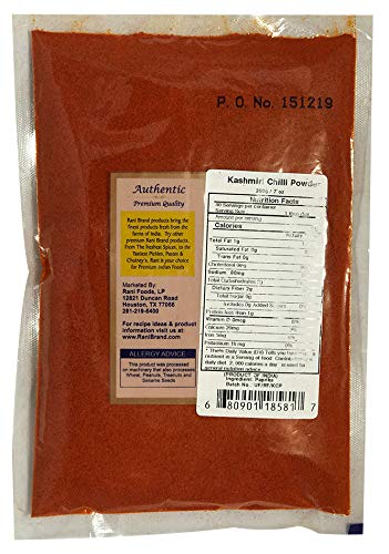 Rani Kashmiri Chilli Powder (Deggi Mirch, Low Heat) Ground Indian Spice 7oz (200g) ~ All Natural | Salt-Free | Vegan | Gluten Friendly | NON-GMO | Perfect for Deviled Eggs & Other Low Heat Dishes