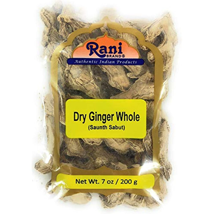 Rani Ginger (Adarak Sabut) Whole Indian Spice 7oz (200g) ~ Gluten Friendly