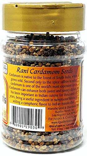 Rani Cardamom (Elachi) Decorticated Seeds Indian Spice 3.25oz (92g) PET Jar~ All Natural | Vegan | Gluten Friendly | NON-GMO | Indian Origin