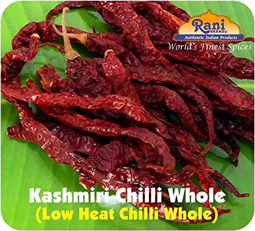 thumbnail image 2 of Kashmiri Chilli Whole - Low Heat Indian Chili Powder 3.5oz (100g) 2 of 11