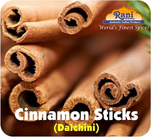 Rani Cinnamon Sticks 64oz (4lbs) 1.816kg ~ 225-300 Sticks 3 Inches in Length Cassia Round ~ All Natural | Vegan | No Color | Gluten Friendly | NON-GMO | Kosher