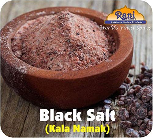 Rani Black Salt Powder (Kala Namak) Mineral 400oz (25lbs) 11.36kg Bulk Box ~ Unrefined, Pure and Natural | Vegan | Gluten Friendly | Indian Origin