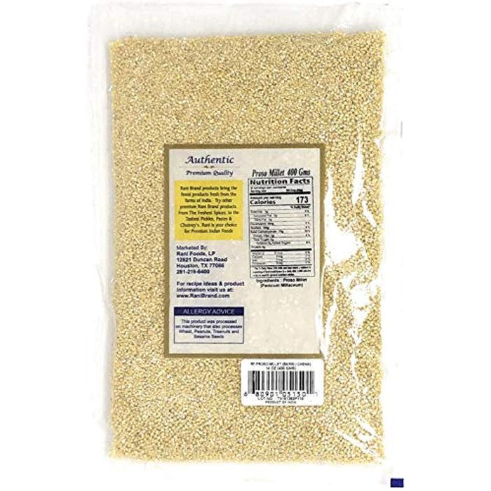 Rani Proso Millet (Panicum Millaceum) Whole Ancient Grain Seeds ~ All Natural | Gluten Friendly | NON-GMO | Vegan | Indian Origin