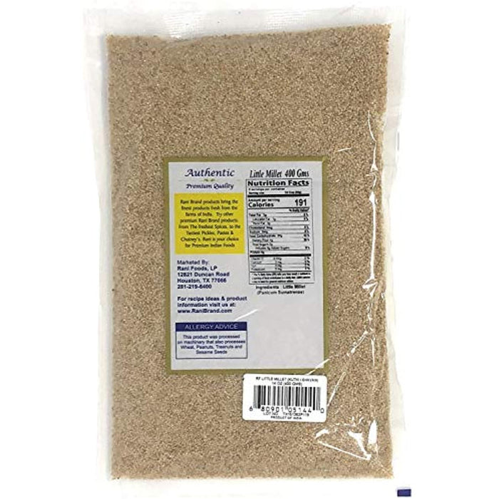 Rani Little Millet (Panicum Sumatrense) Whole Ancient Grain Seeds (x) ~ All Natural | Gluten Friendly | NON-GMO | Vegan | Indian Origin