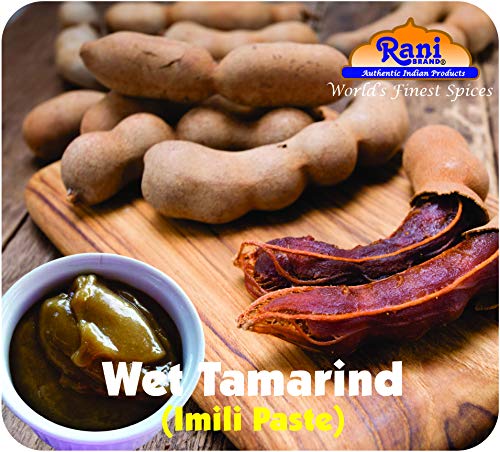 Rani Tamarind, Wet Seedless Block/Slab (Imli) 14oz (400g) ~ All Natural | No added sugar | Vegan | Gluten Free | NON-GMO | Indian Origin