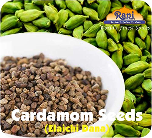 Rani Cardamom (Elachi) Decorticated Seeds Indian Spice 20oz (1.25lbs) 571g PET Jar ~ All Natural | Vegan | Gluten Friendly | NON-GMO | Indian Origin