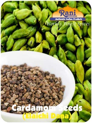 Rani Cardamom (Elachi) Decorticated Seeds Indian Spice 3.25oz (92g) PET Jar~ All Natural | Vegan | Gluten Friendly | NON-GMO | Indian Origin