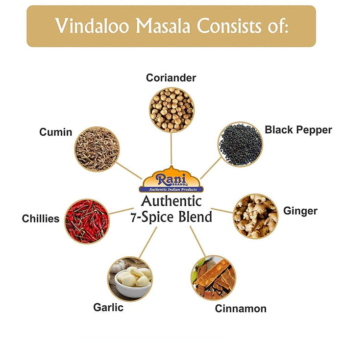 Rani Vindaloo Curry Masala Natural Indian Spice Blend 80oz (5lbs) 2.27kg Bulk PET Jar ~ Salt Free | Vegan | Gluten Friendly| NON-GMO | No colors | Indian Origin