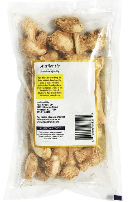 Rani Ginger (Adarak Sabut) Whole, Spice 3.5oz (100g) ~ All Natural | Vegan | Gluten Friendly | NON-GMO | Indian Origin