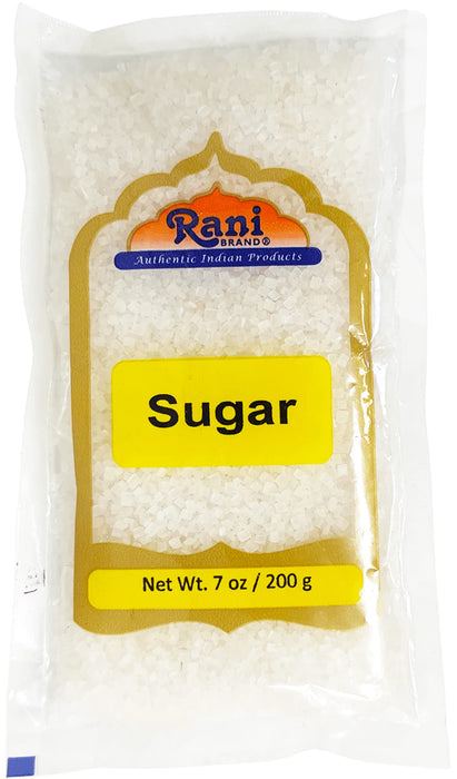Rani Indian Sugar (Cheeni) 7oz (200g) ~ All Natural | Gluten Friendly | No Colors | Vegan | Indian Origin