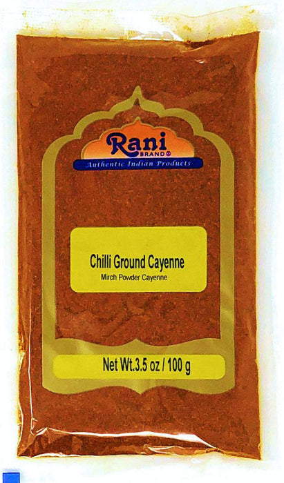 Rani Chilli Powder (Mirchi) Ground Indian Spice 3.5oz (100g) ~ All Natural, Salt-Free | Vegan | No Colors | Gluten Friendly | NON-GMO | Indian Origin