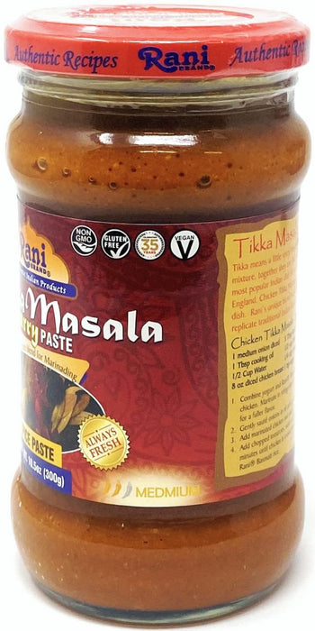 Rani Tikka Masala Cooking Spice Paste 10.5oz (300g) Glass Jar, Pack of 5+1 FREE ~ No Colors | All Natural | NON-GMO | Vegan | Gluten Free