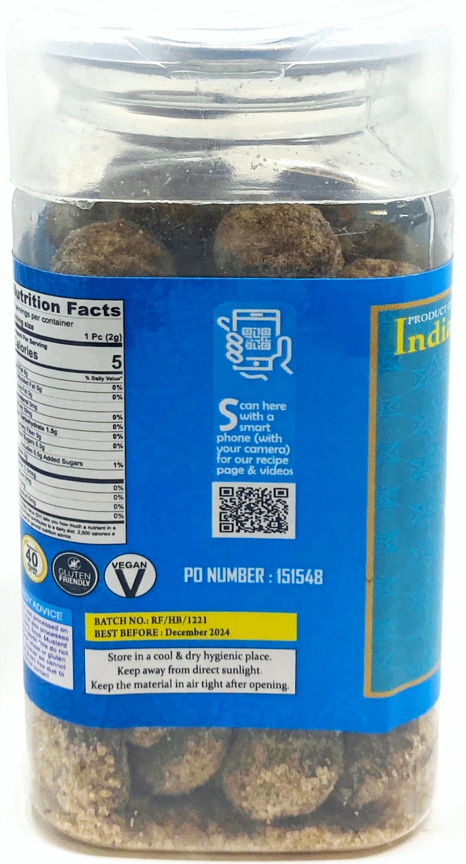 Rani Hing (Asafetida) Bites 5.25oz (150g) Vacuum Sealed, Easy Open Top