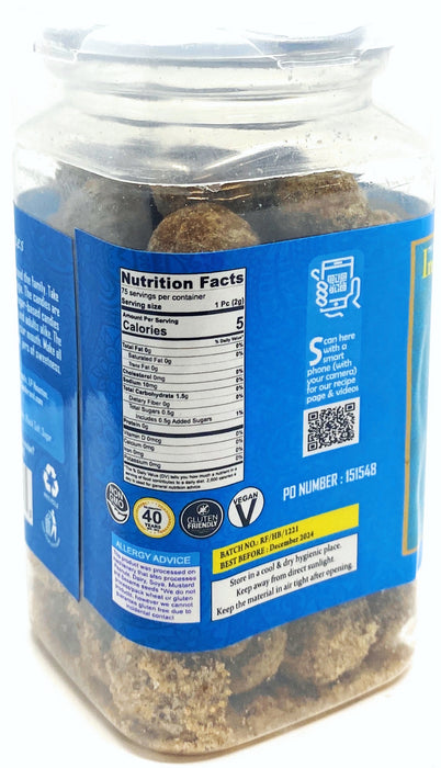 Rani Hing (Asafetida) Bites 5.25oz (150g) Vacuum Sealed, Easy Open Top, Resealable Container ~ Indian Tasty Treats | Vegan | Gluten Friendly | NON-GMO | Indian Origin
