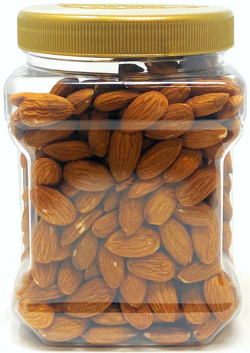 Rani Almonds, Raw Whole With Skin (uncooked, unsalted) 16oz (1lb) 454g PET Jar ~ All Natural | Vegan | Gluten Friendly | Fresh Product of USA